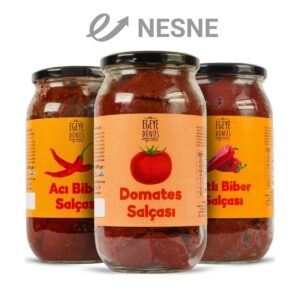 Egeye Dönüş Glass Jar 1kg Tomato Paste Varieties – Pure Mediterranean Flavor - Görsel 1